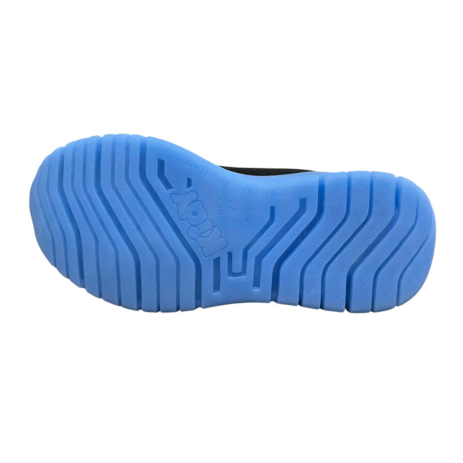 Tênis Infantil Menino Luz De Led Kidy Light Fun 0106-0588 Preto/Azul 4