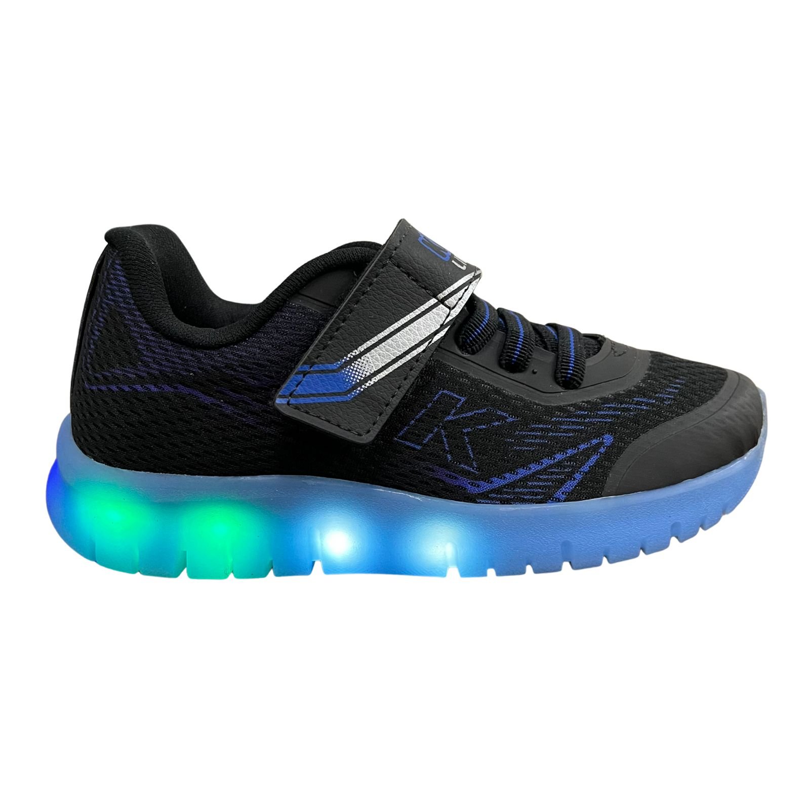 Tênis Infantil Menino Luz De Led Kidy Light Fun 0106-0588