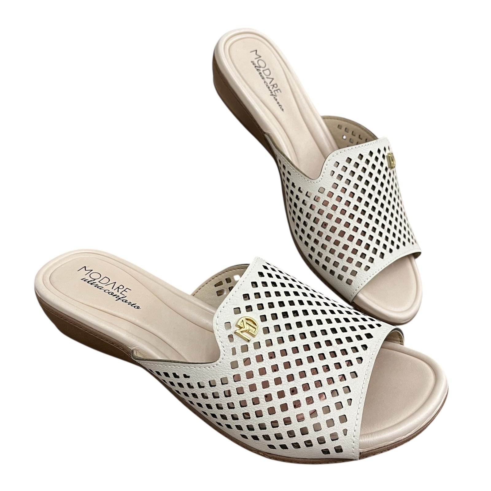 Tamanco Feminino Salto Baixo Modare 7127.258 Creme 3