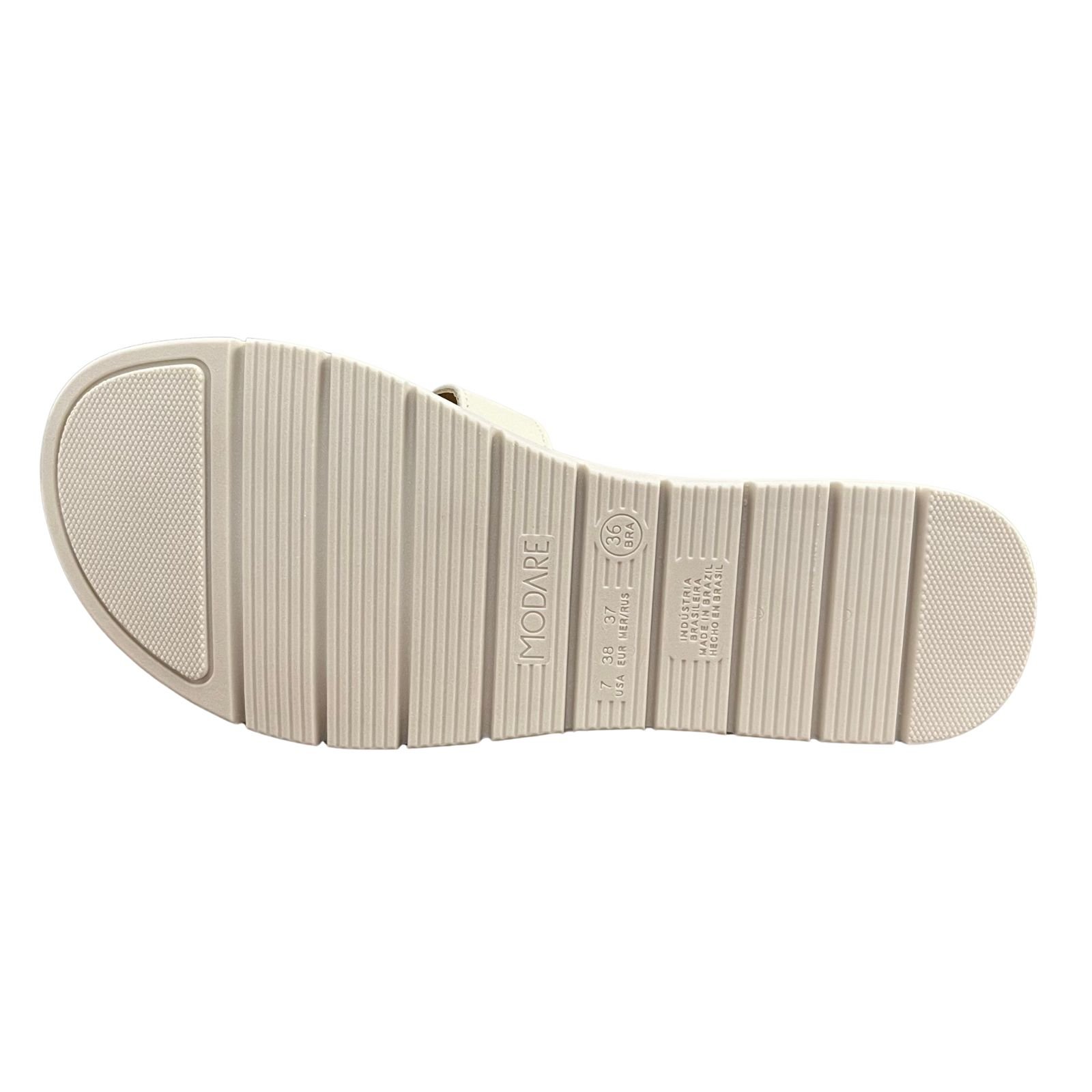 Tamanco Chinelo Slide Feminino Modare 7162.330 Off White 4