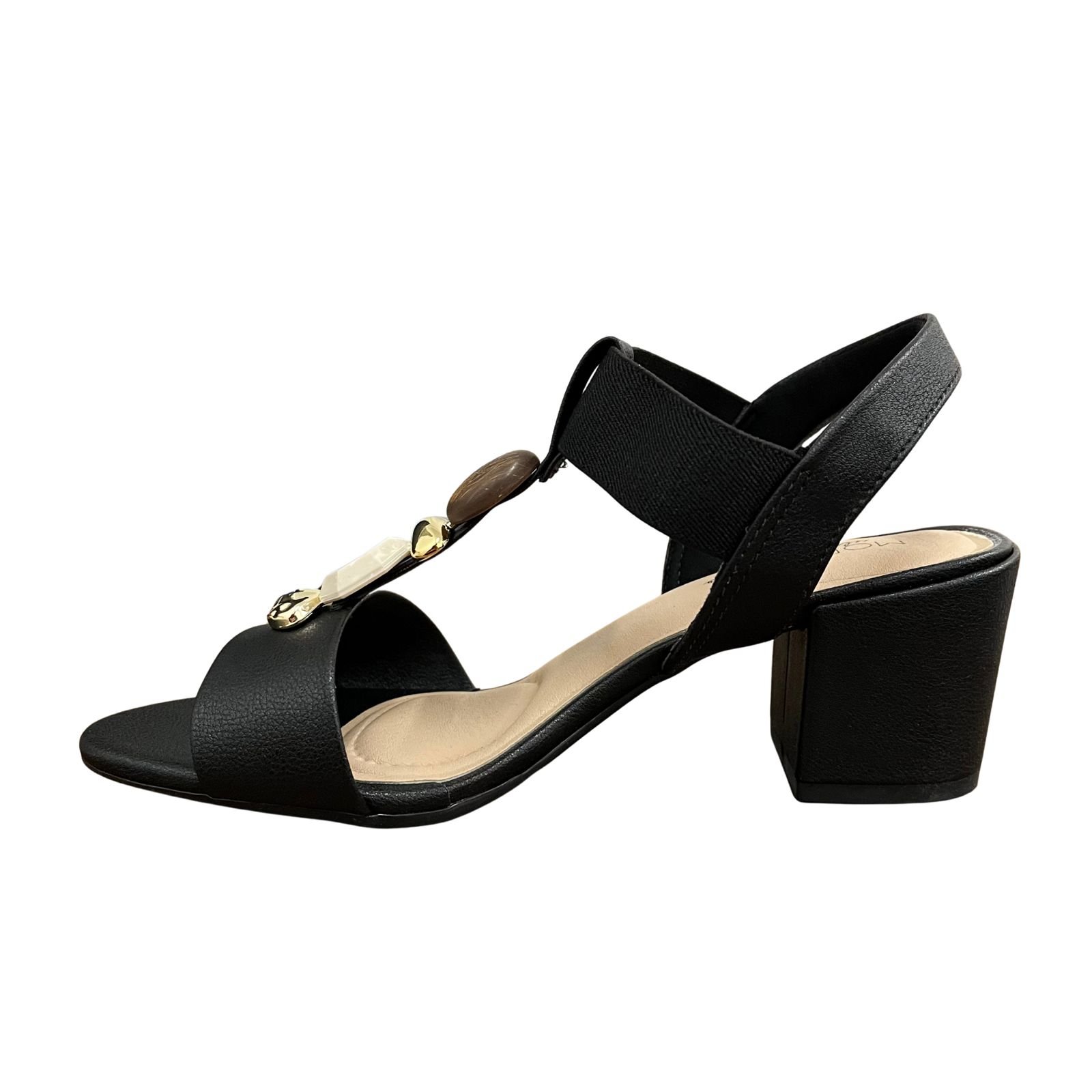 Sandália Feminina Salto Bloco Modare 7109.465 Preto 5