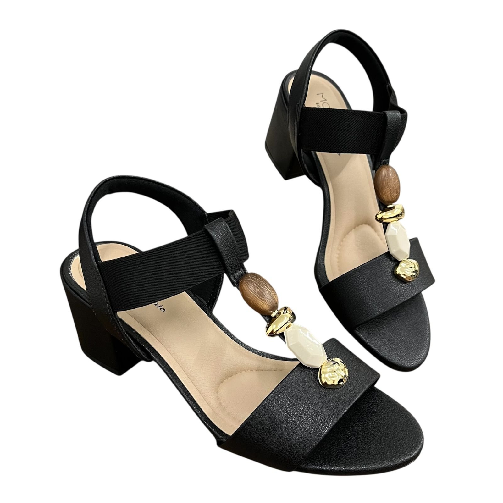 Sandália Feminina Salto Bloco Modare 7109.465 Preto 3