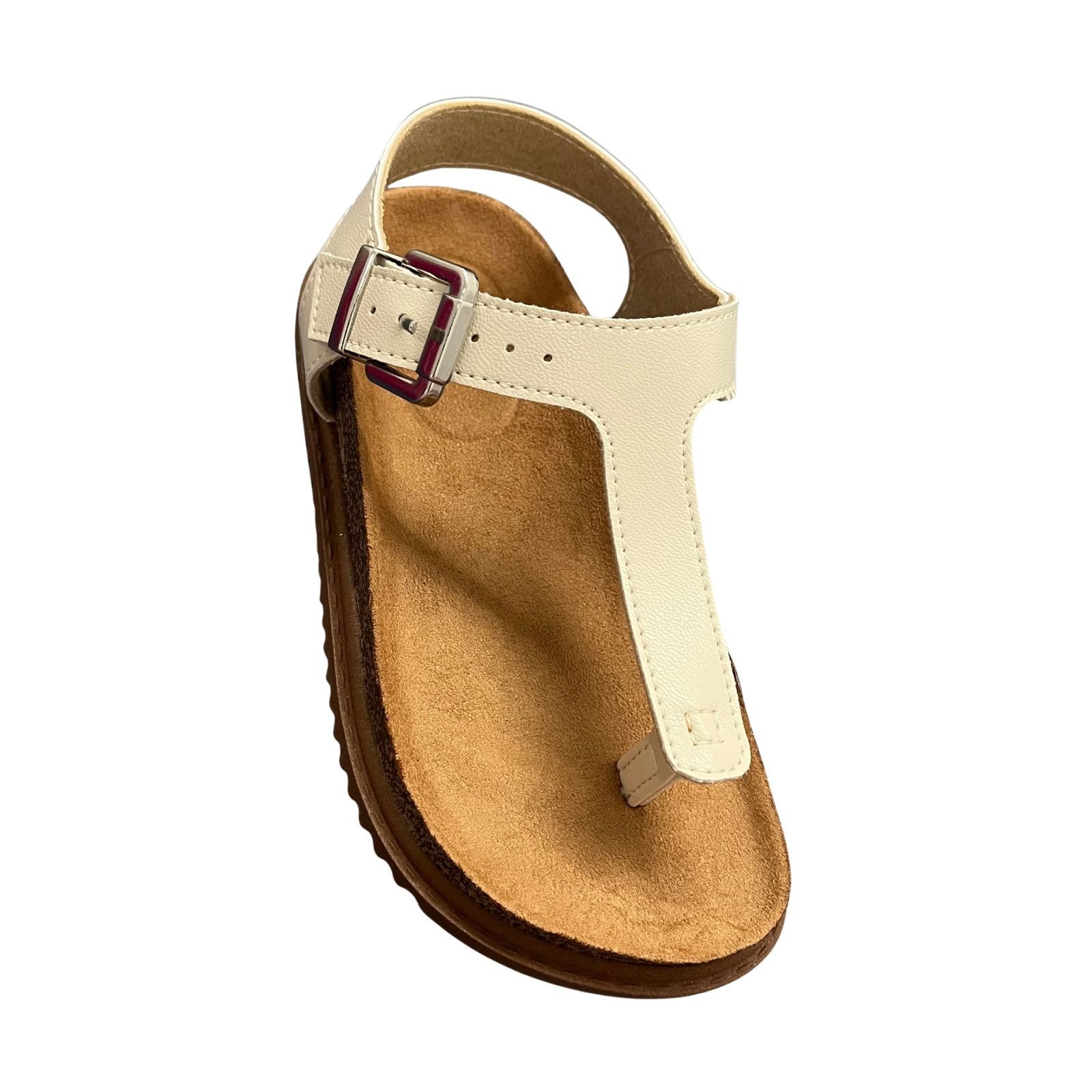 Sandália Infantil Menina Rasteira Molekinha 2357.112 Off White 2