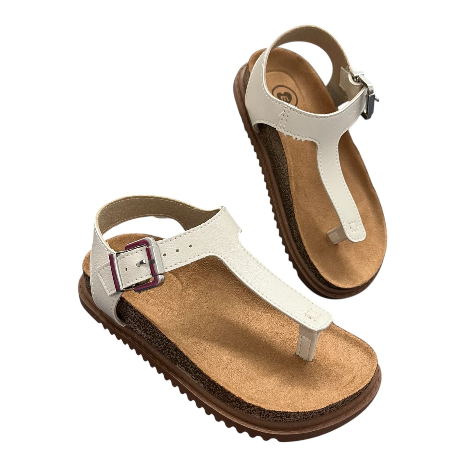 Sandália Infantil Menina Rasteira Molekinha 2357.112 Off White 3