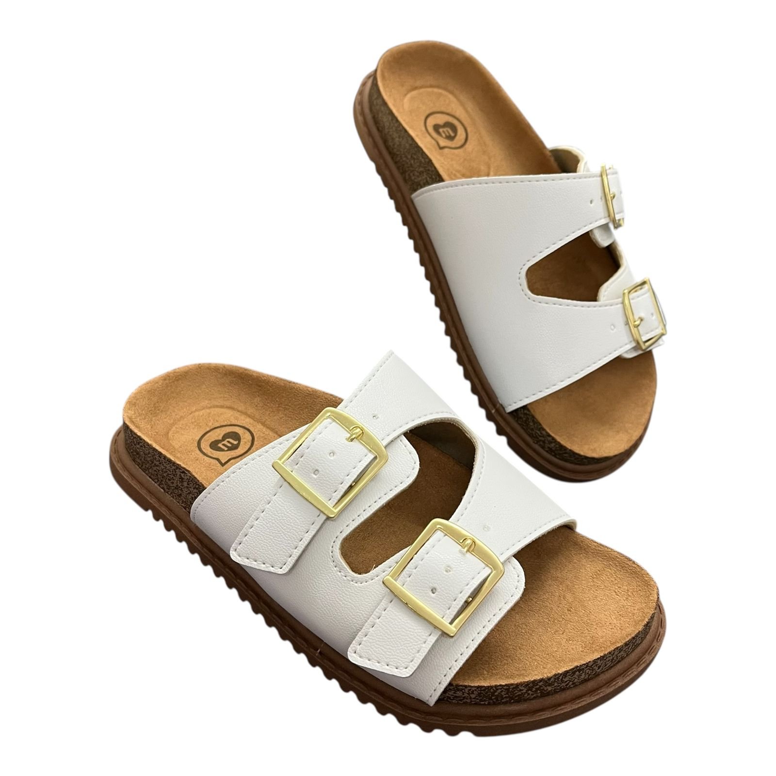 Sandália Papete Infantil Menina Molekinha 2357.103 Branco 5