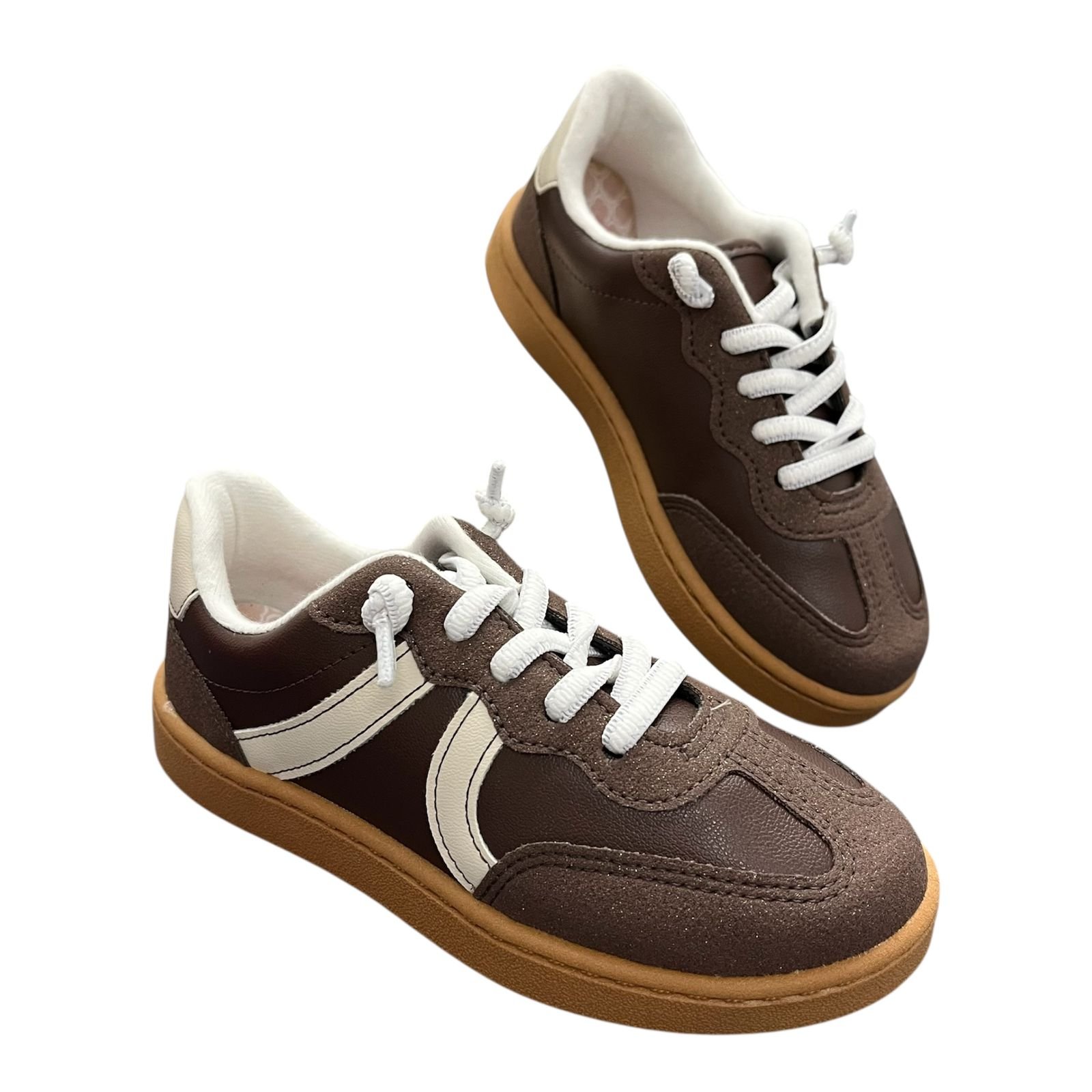 Tênis Infantil Menina Molekinha Calce Fácil 2574.116 Marrom 5