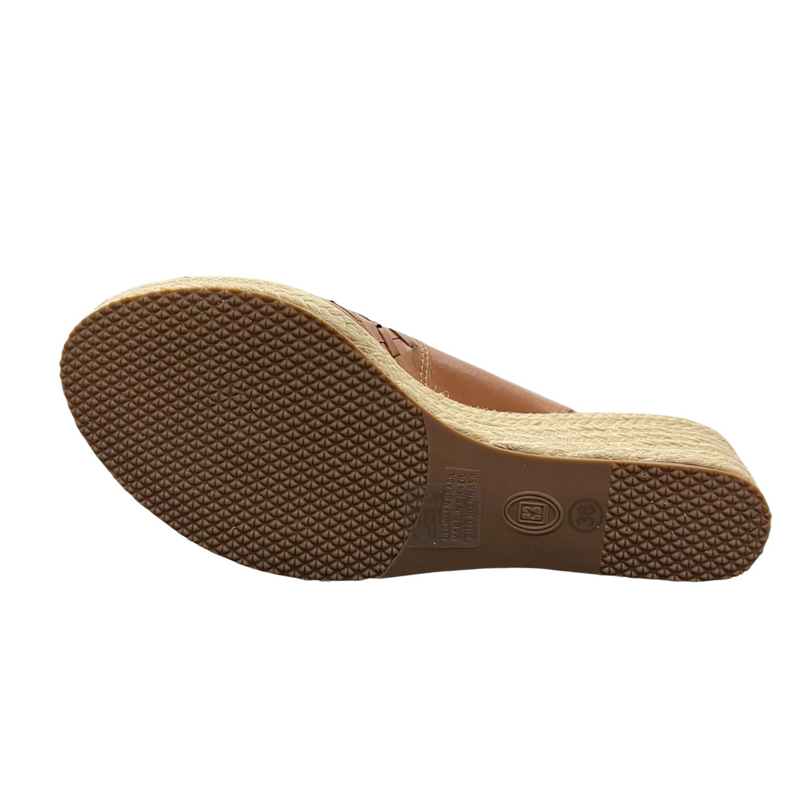 Sandália Anabela Espadrille Bottero Em Couro 372823 Marrom 4