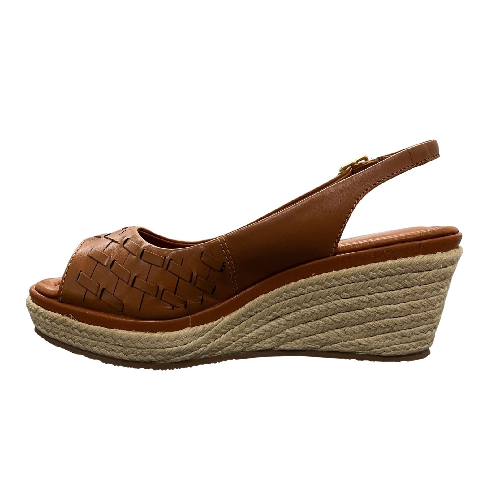 Sandália Anabela Espadrille Bottero Em Couro 372823 Marrom 5