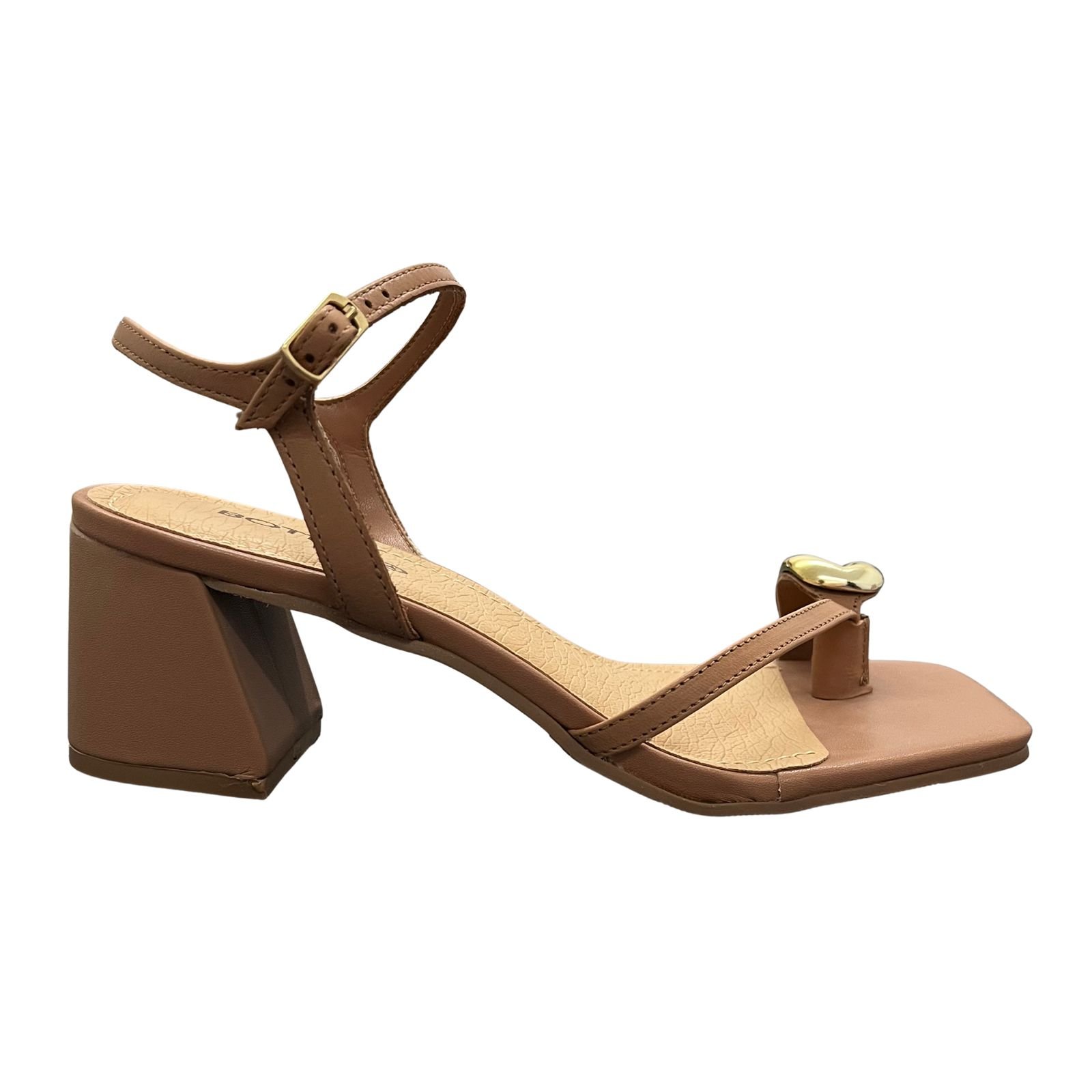 Sandália Feminina Salto Bloco Bottero Em Couro 367909