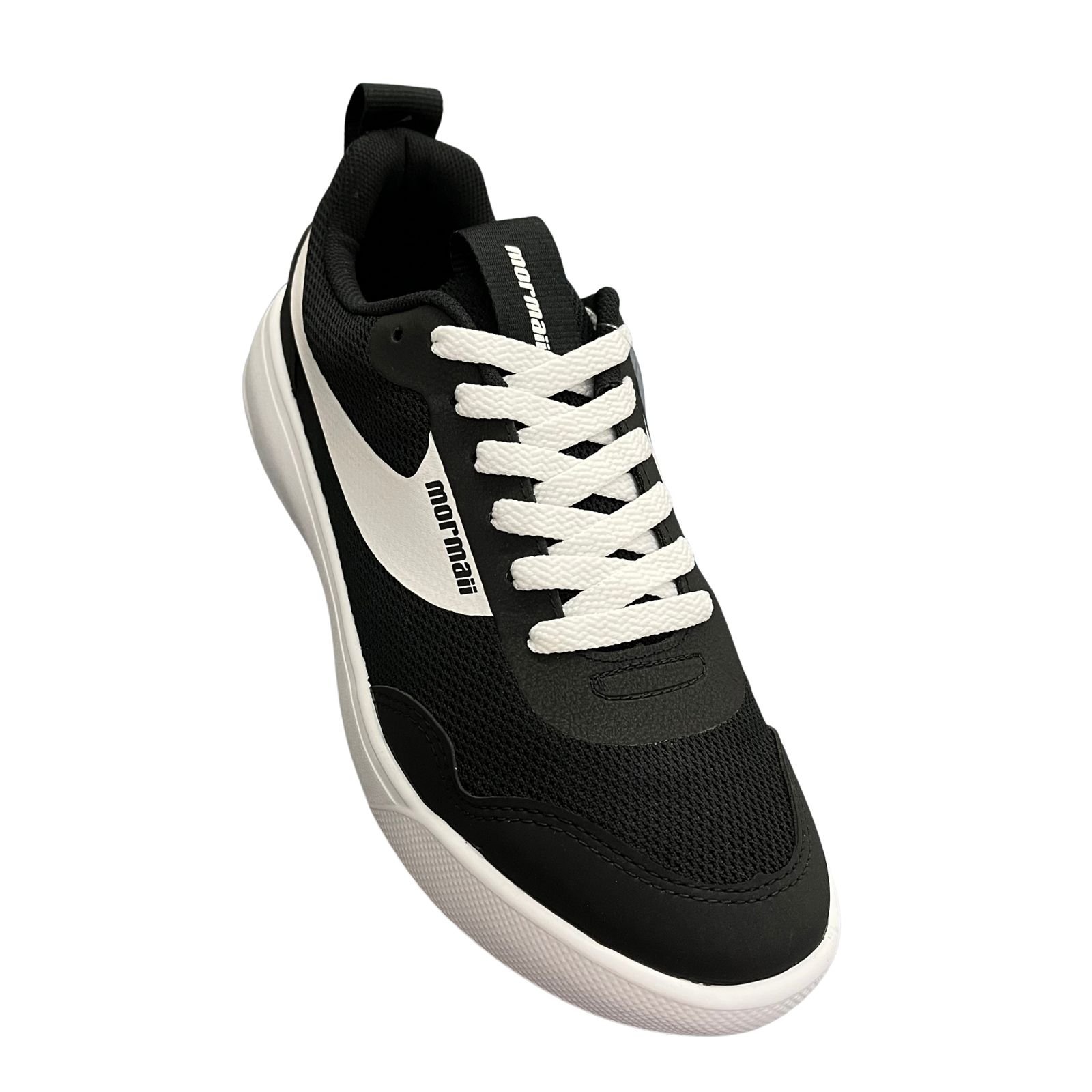 Tênis Casual Masculino Mormaii Flexer 208010 Preto/Branco 2