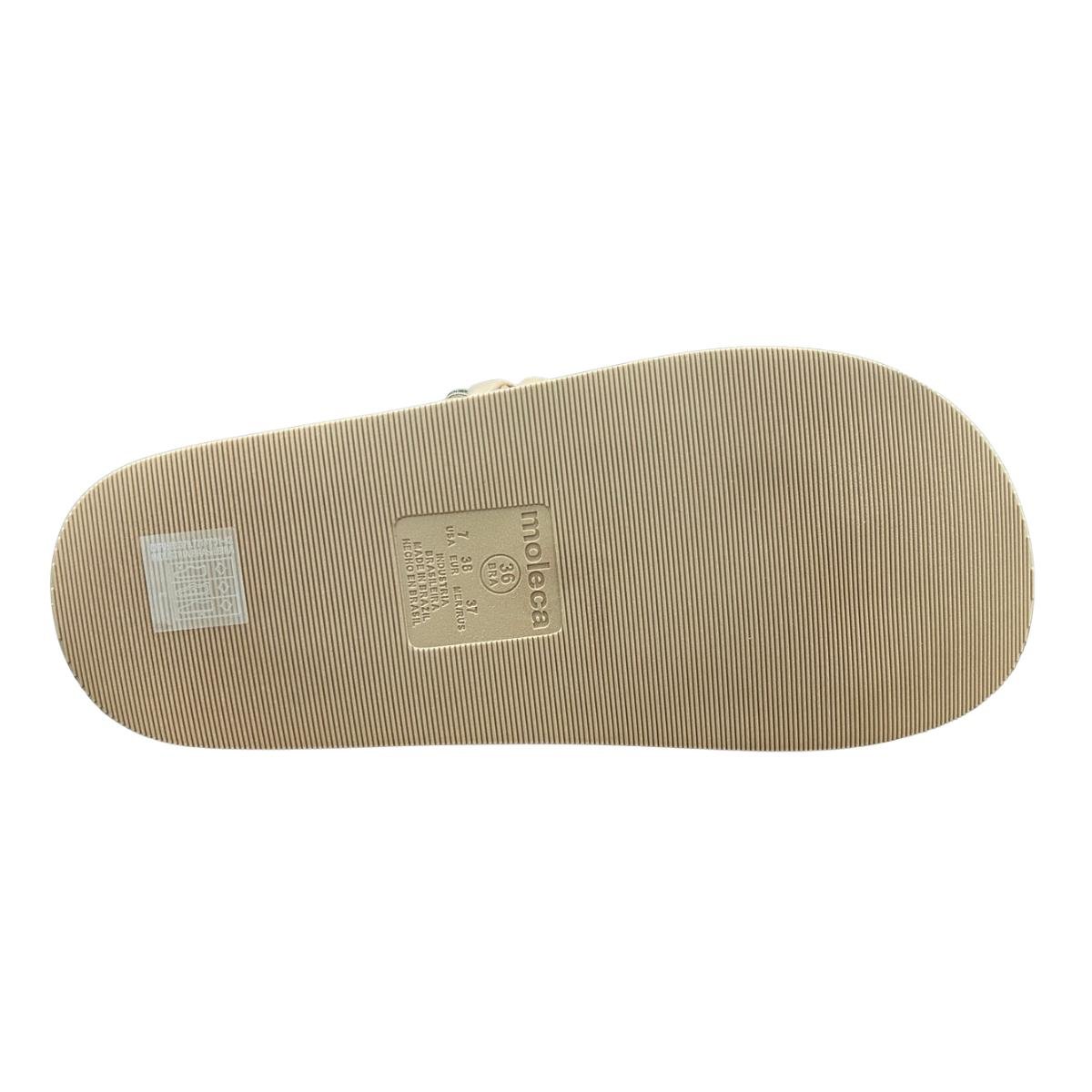 Sandália Papate Flatform Casual Feminino Moleca 5556111 Nude Nude 6