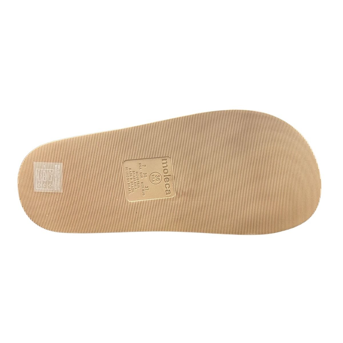 Sandália Papate Flatform Casual Feminino Moleca 5556110 Nude Nude 6