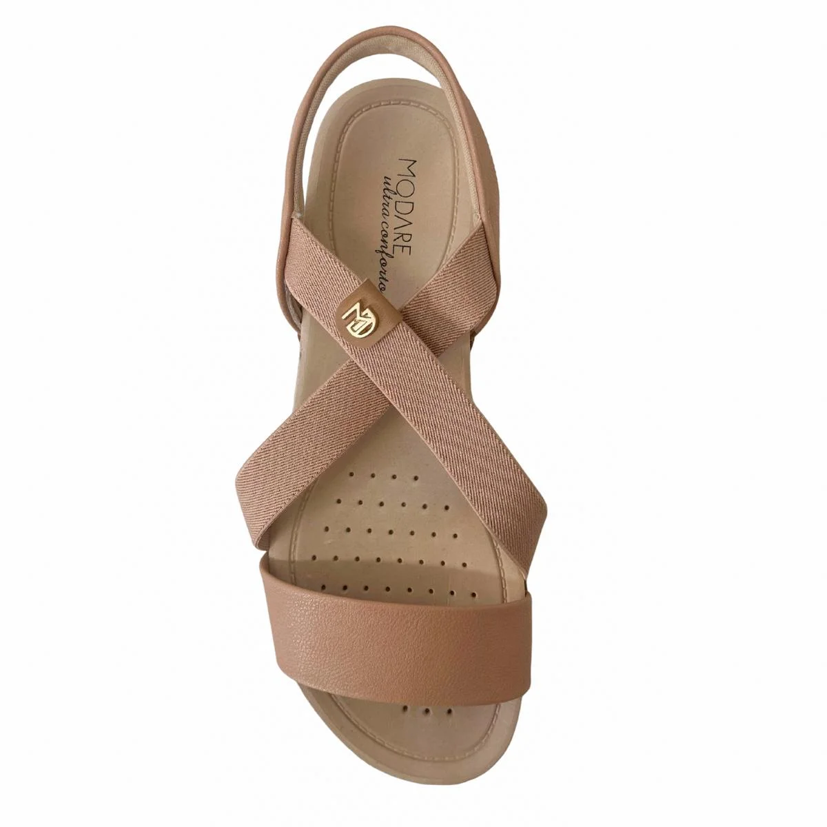 Sandália Flat Casual Feminino Modare 7125249 Nude Nude 4