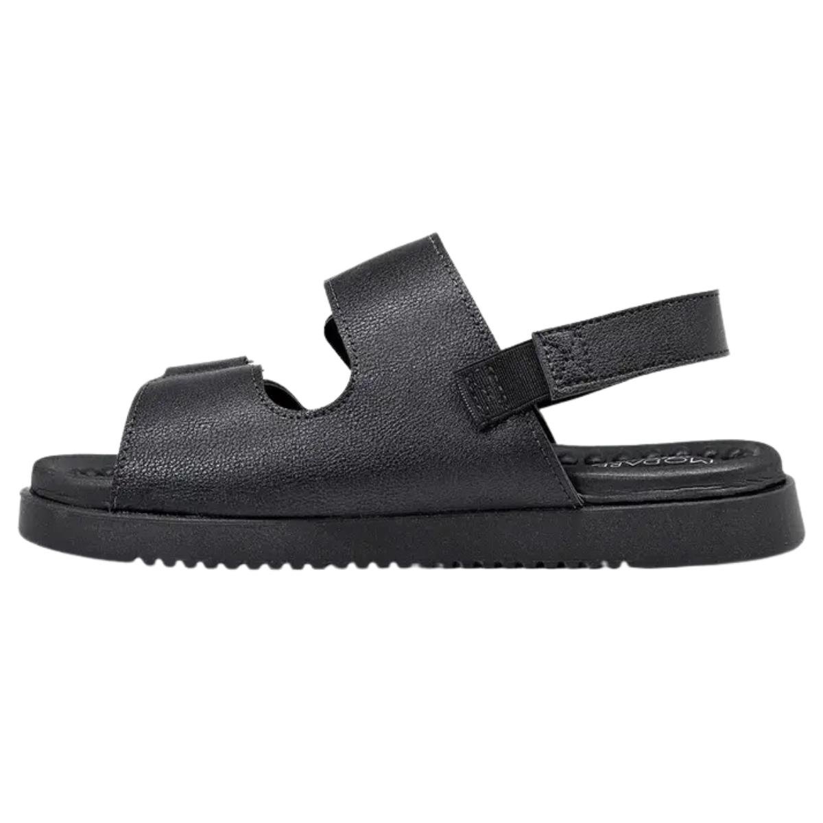 Sandália Papete Casual Feminina Modare 7178121 Preto Preto 3