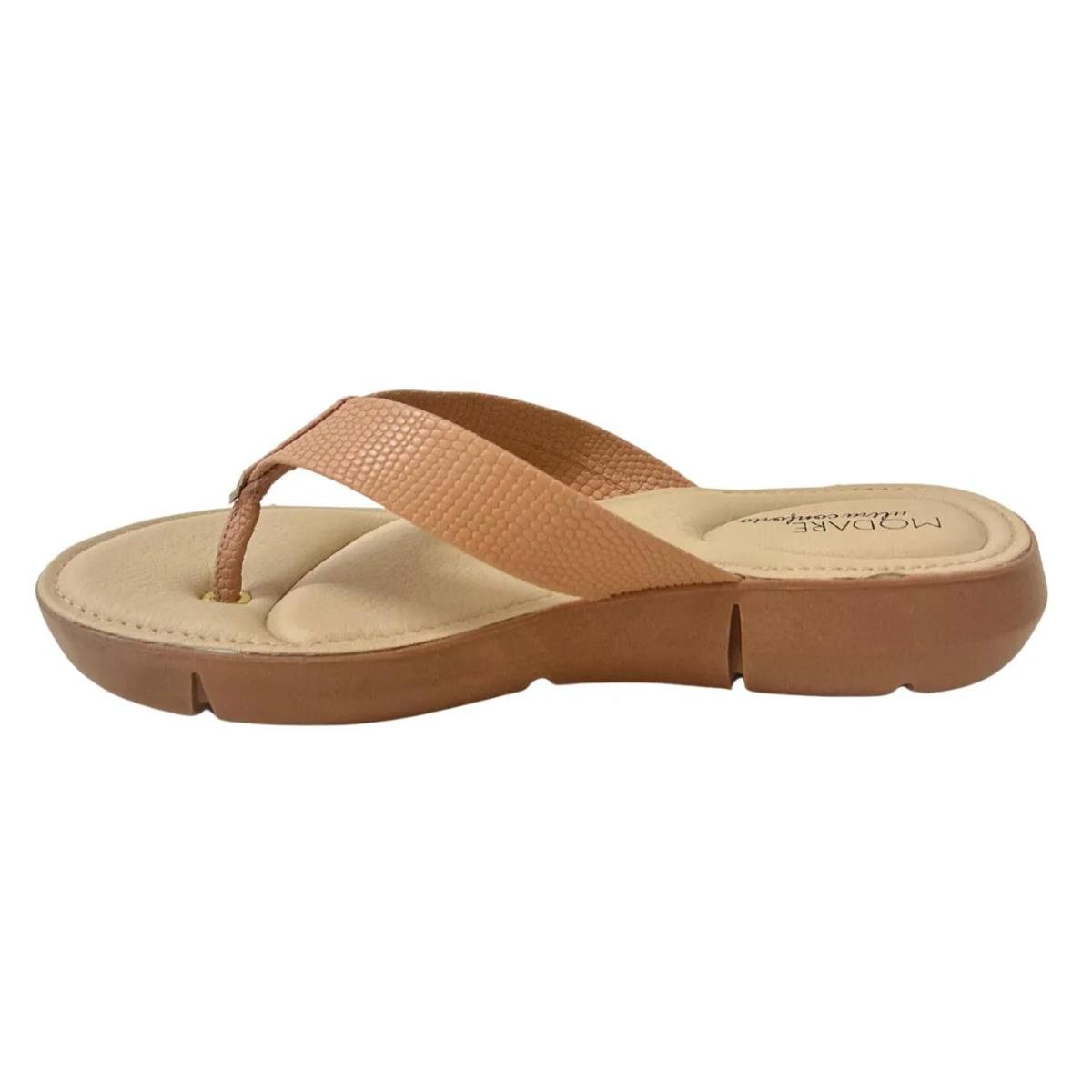 Tamanco Anabela Casual Feminino Modare 7199104 Nude Nude 3