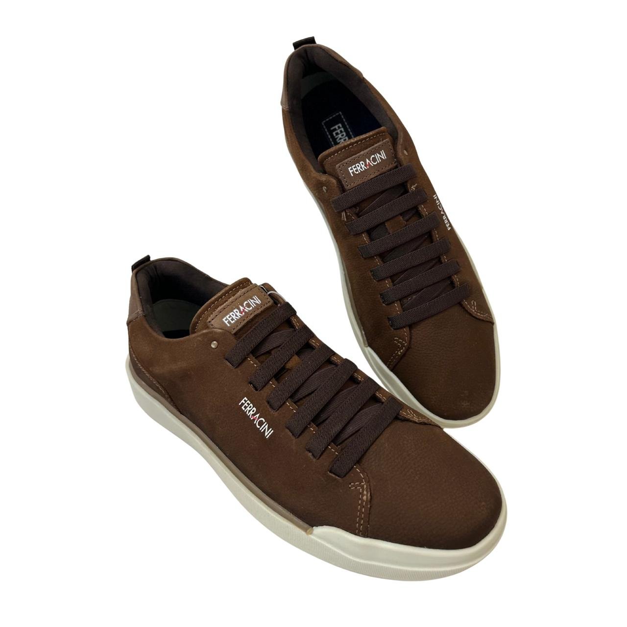 Sapatênis Casual Masculino Ferracini Star 1065-617F Marrom Marrom 5