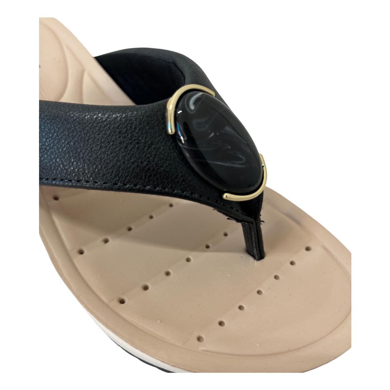 Tamanco Anabela Casual Feminino Modare 7123162 Preto Preto 5