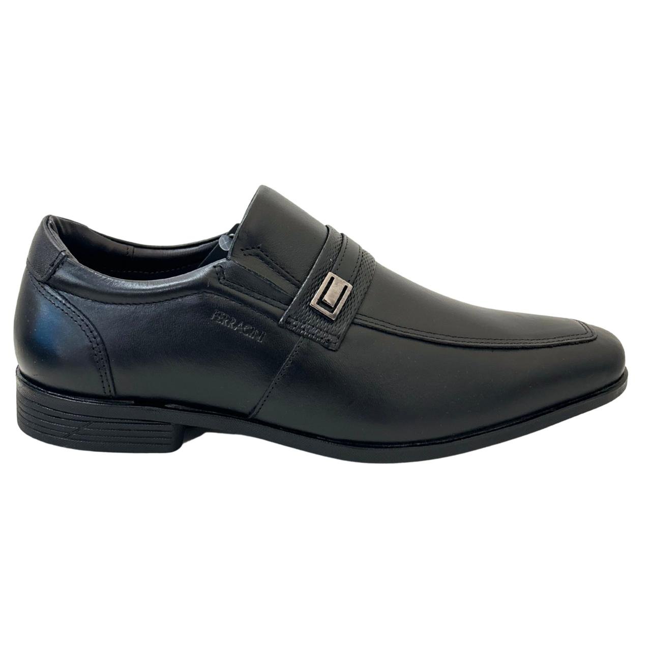 Sapato Social Masculino Ferracini London 4462-281G Preto Preto 2
