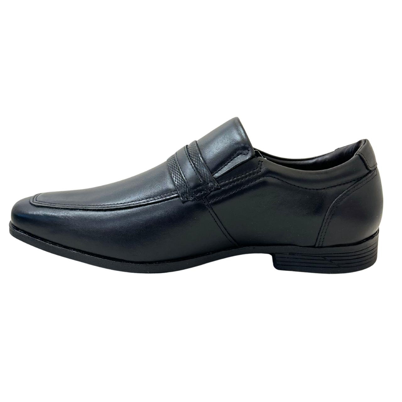 Sapato Social Masculino Ferracini London 4462-281G Preto Preto 3