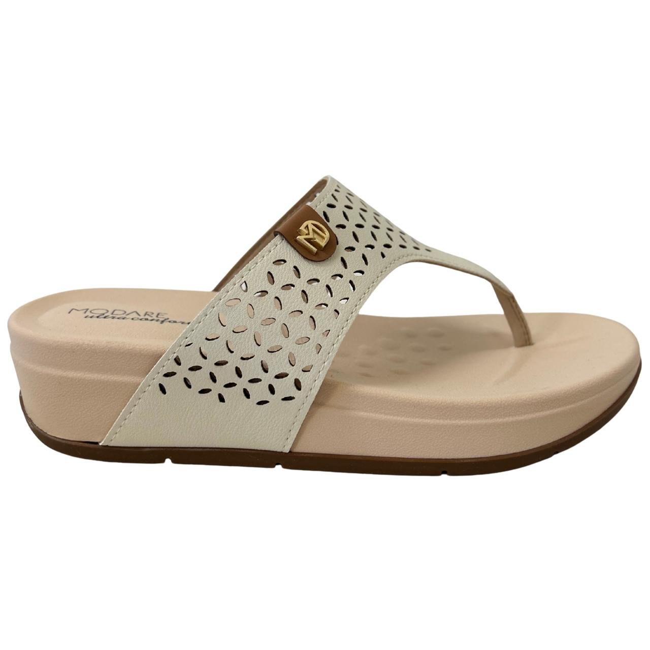 Tamanco Flatform Casual Feminino Modare 7207104 Off White Off White 2