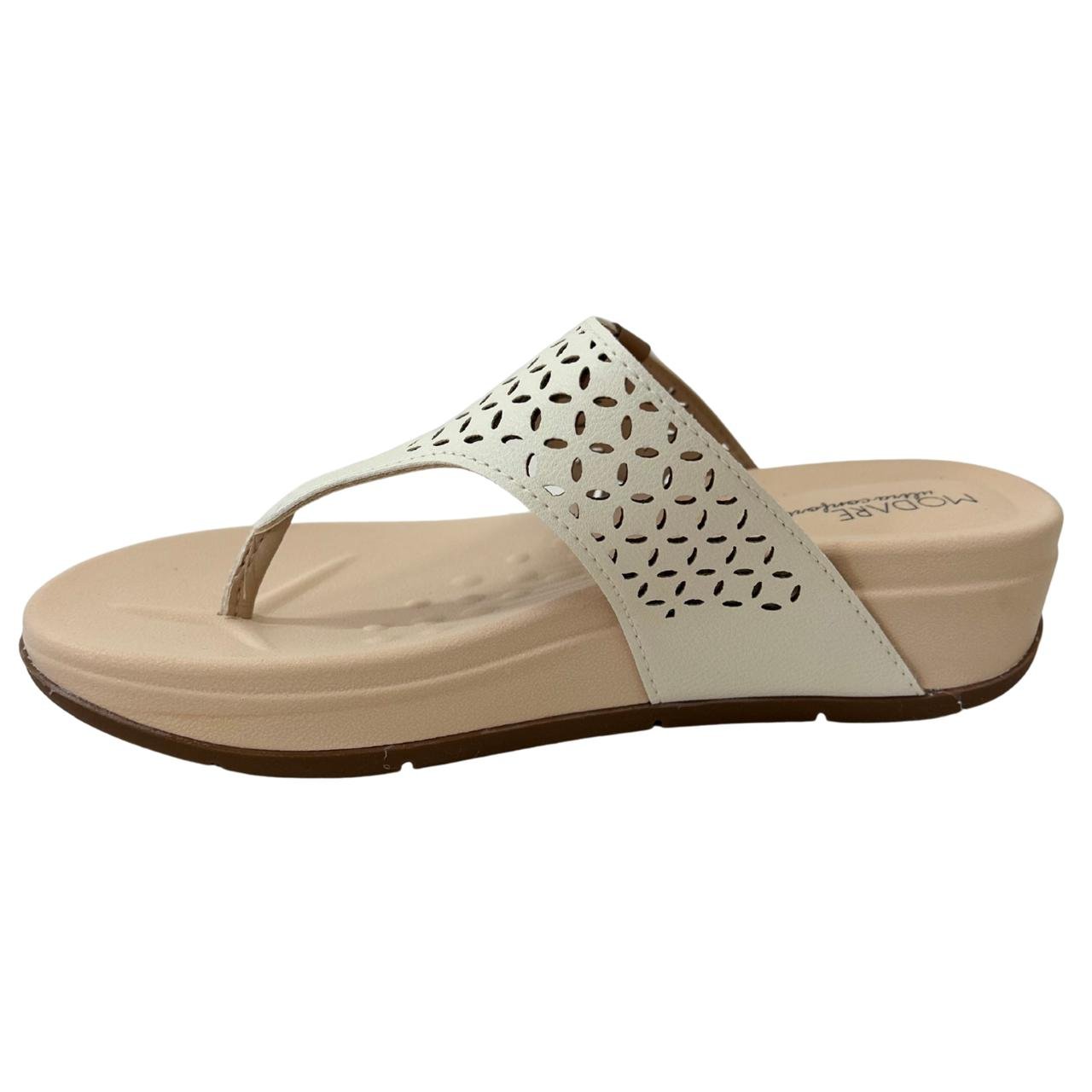 Tamanco Flatform Casual Feminino Modare 7207104 Off White Off White 3