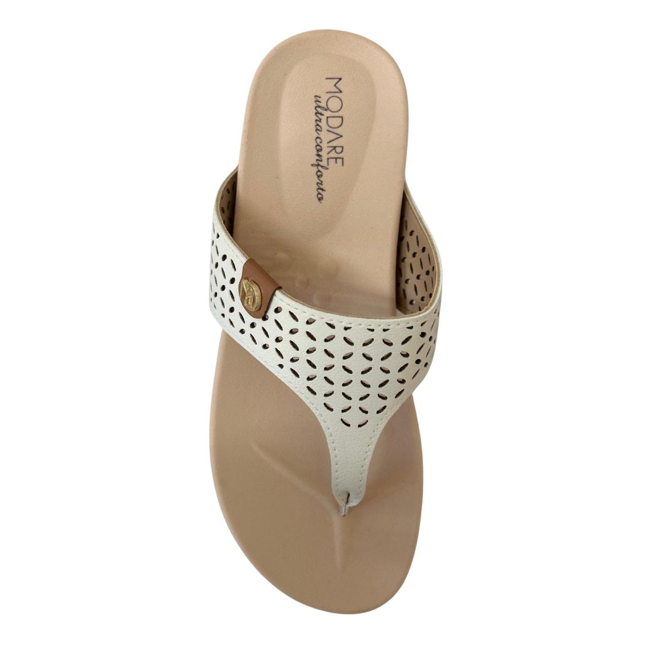 Tamanco Flatform Casual Feminino Modare 7207104 Off White Off White 4