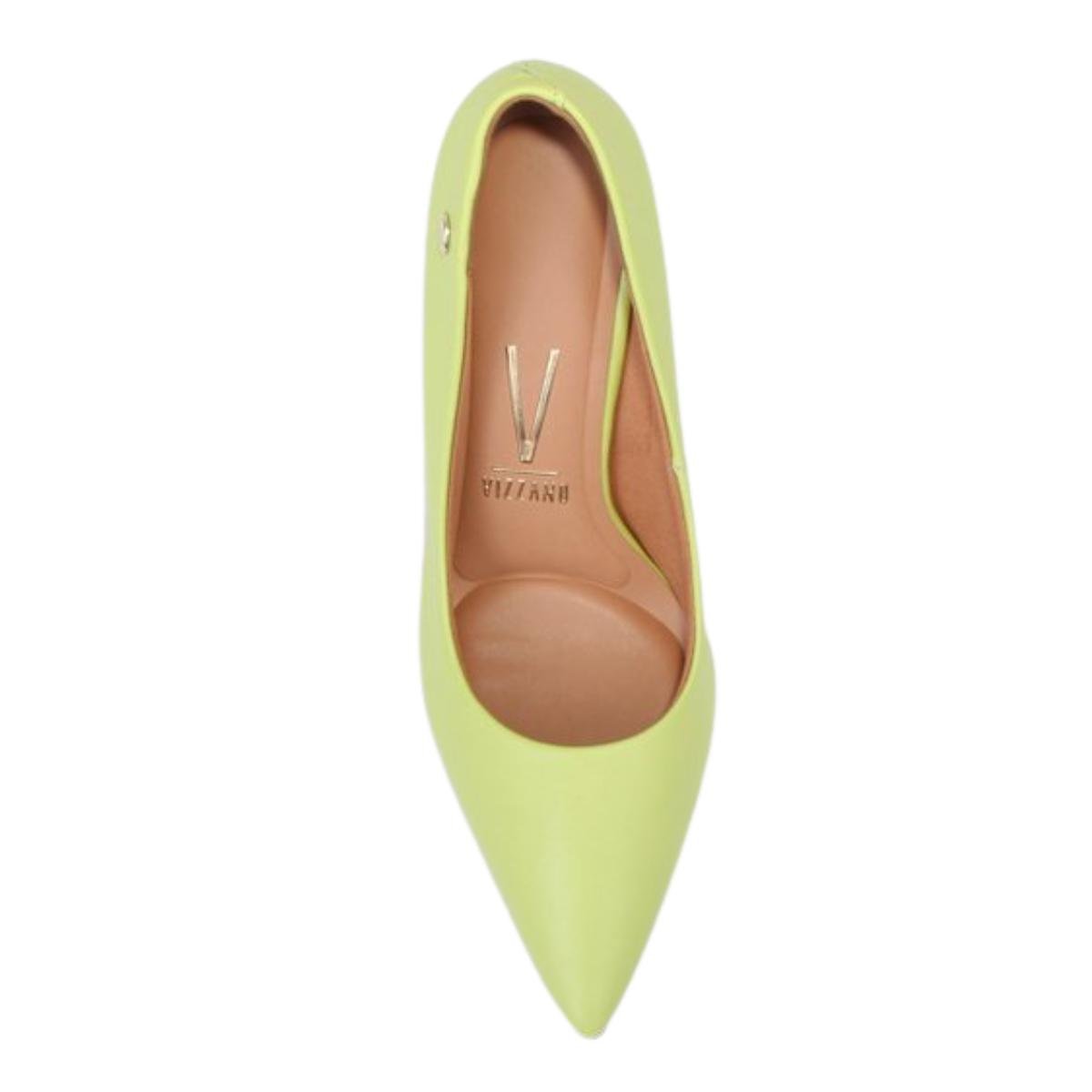 Sapato Scarpin Salto Fino Casual Feminino Vizzano 11841101 Verde Claro Verde Claro 3