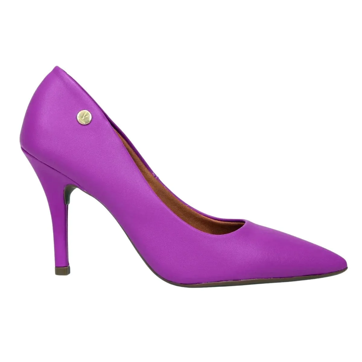 Sapato Scarpin Salto Fino Casual Feminino Vizzano 11841101 Roxo Roxo 2