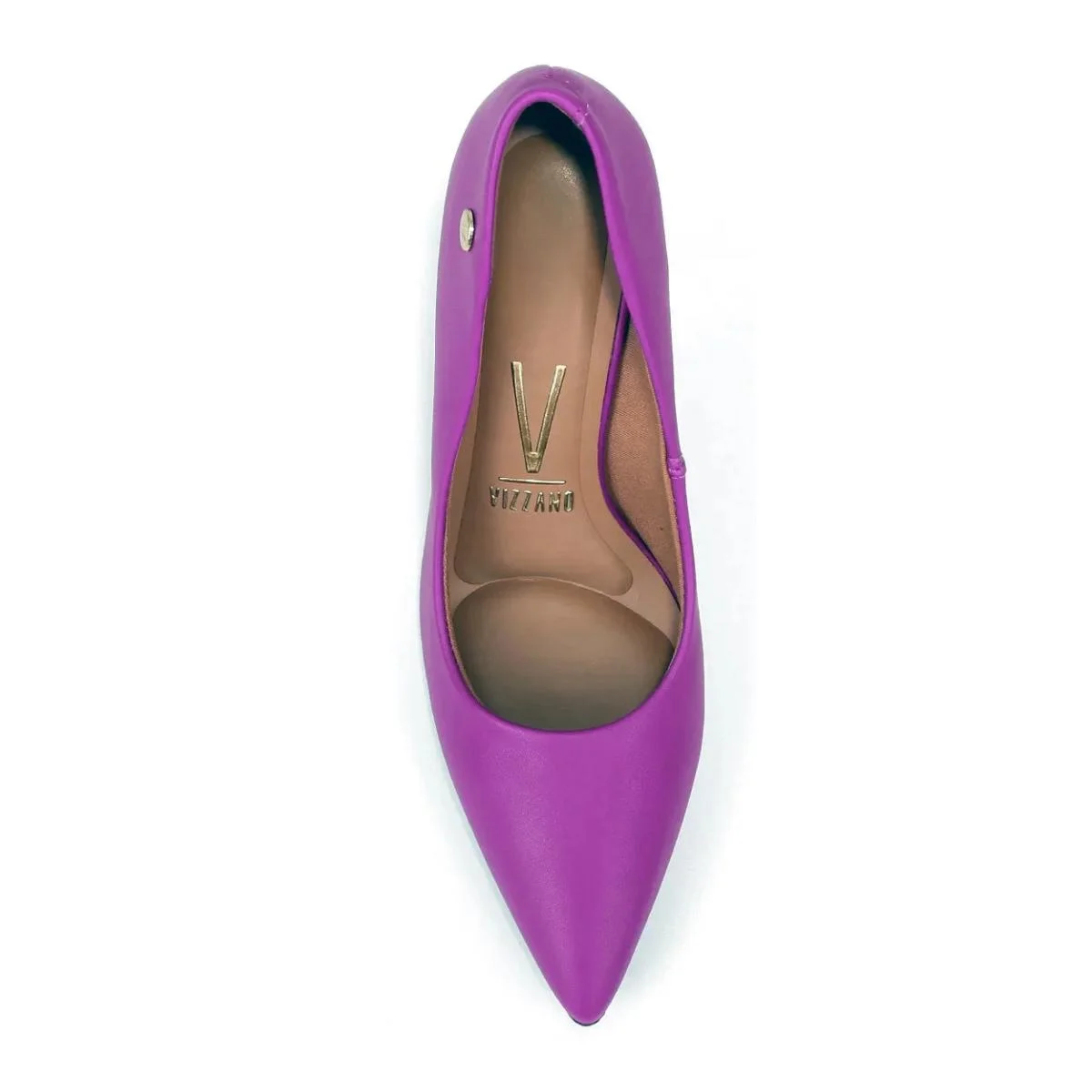 Sapato Scarpin Salto Fino Casual Feminino Vizzano 11841101 Roxo Roxo 3