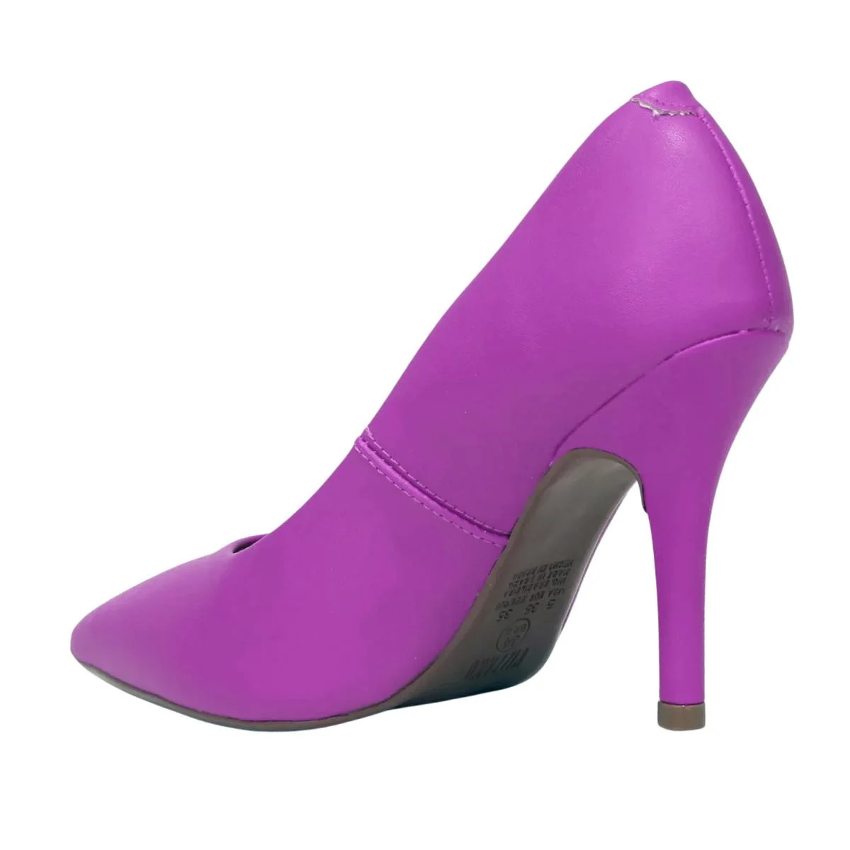 Sapato Scarpin Salto Fino Casual Feminino Vizzano 11841101 Roxo Roxo 4