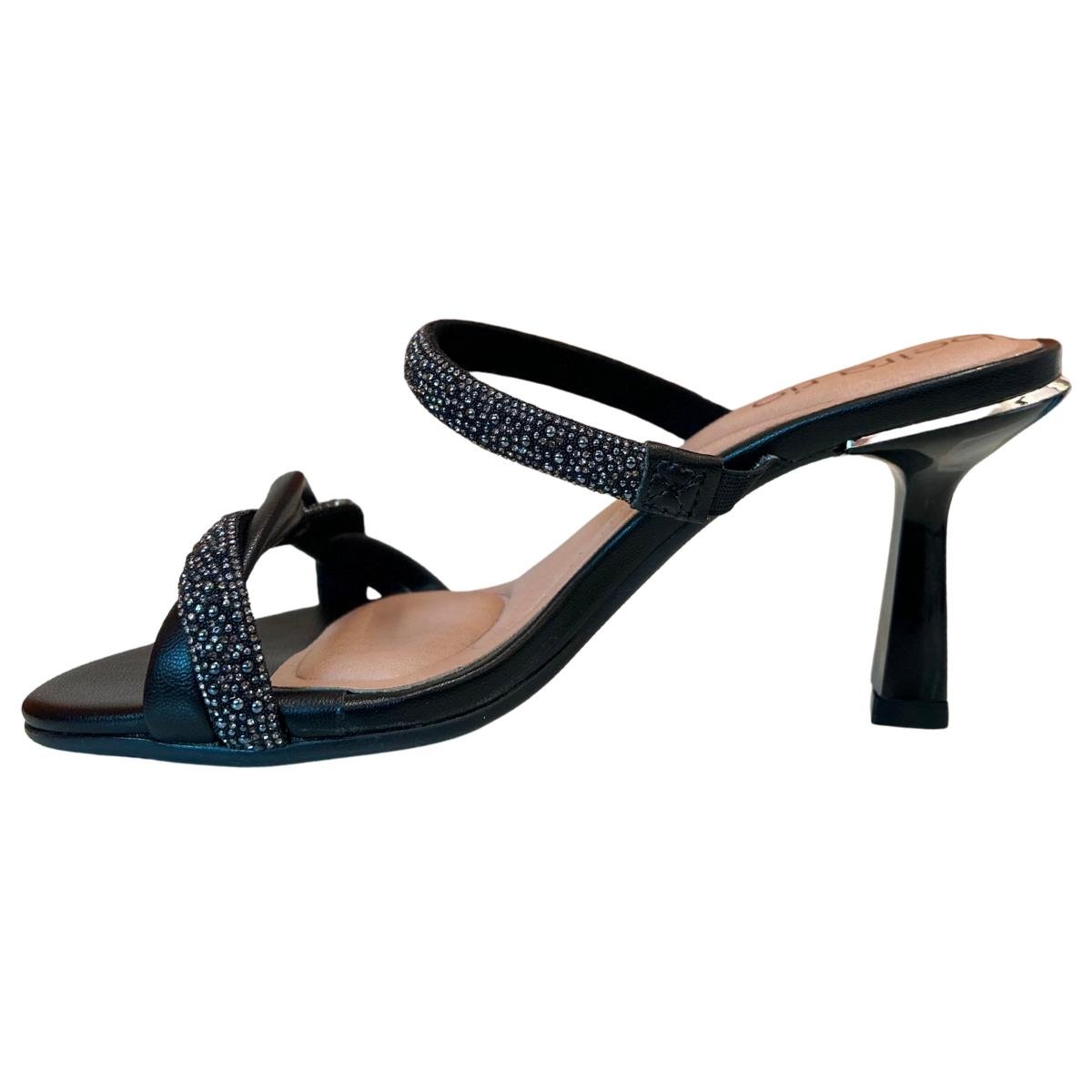 Tamanco Salto Taça Casual Feminino Beira Rio 8545202 Preto Preto 3