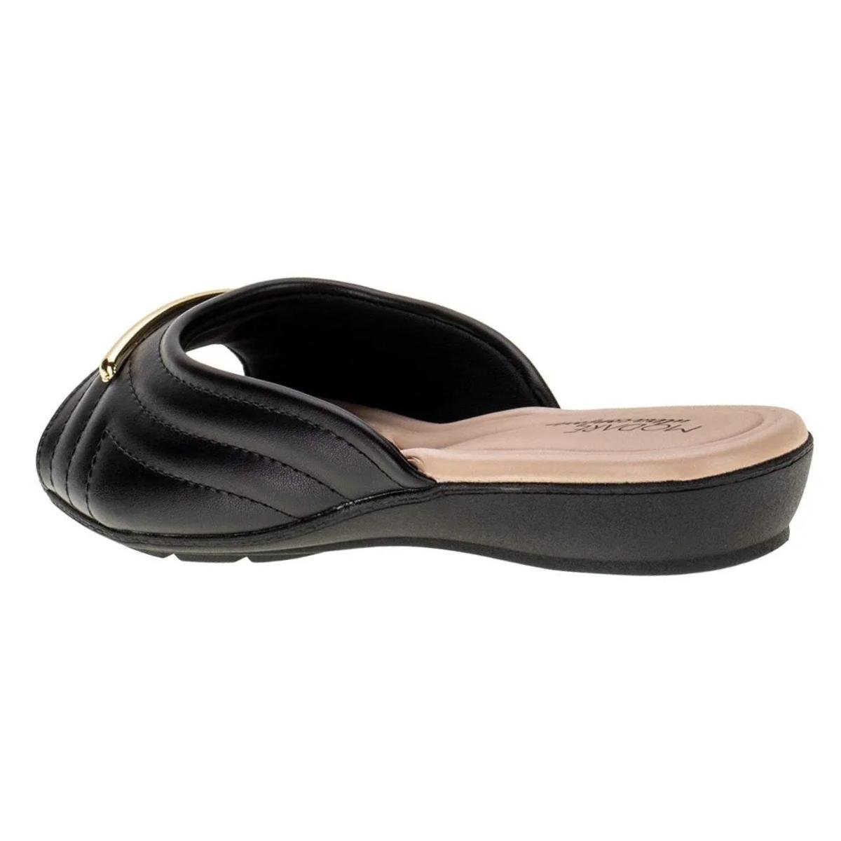 Tamanco Anabela Casual Feminino Modare 7127246 Preto Preto 4