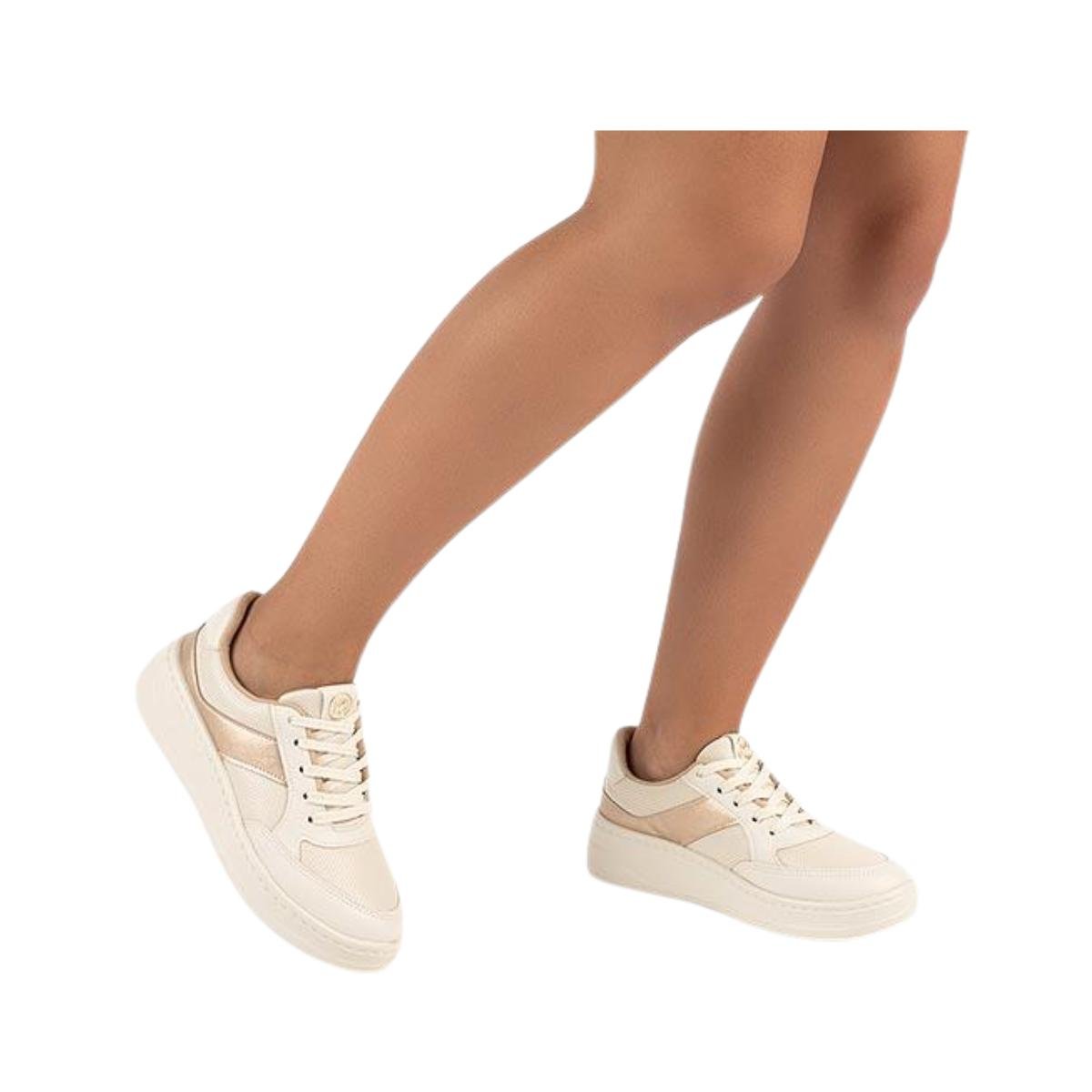 Tênis Casual Feminino Modare 7402102 Branco Branco 5