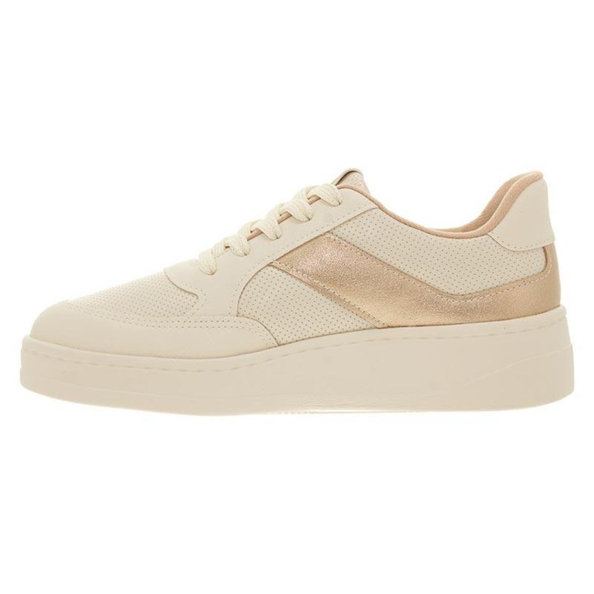 Tênis Casual Feminino Modare 7402102 Branco Branco 3