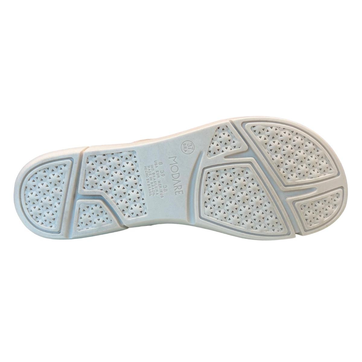 Tamanco Anabela Casual Feminino Modare 7142106 Creme Bege 7