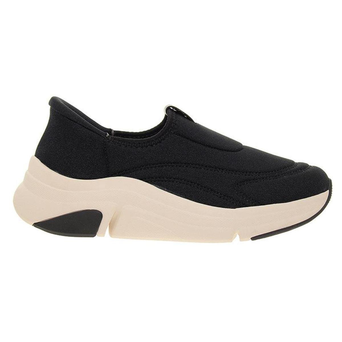 Tênis Slip On Casual Feminino Modare 7401107 Preto Preto 2