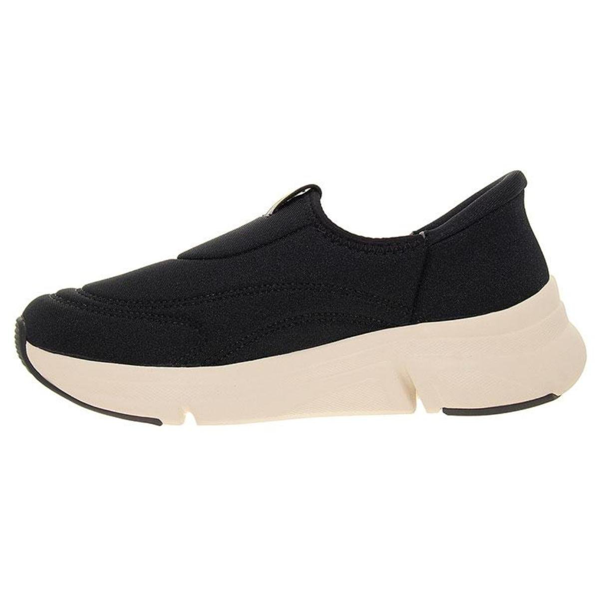 Tênis Slip On Casual Feminino Modare 7401107 Preto Preto 3