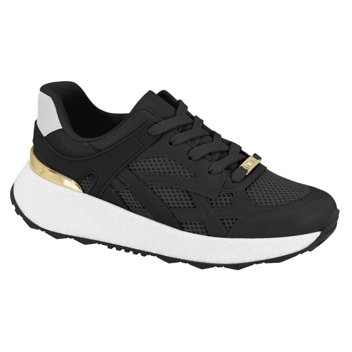 Tênis Jogging Casual Feminino Vizzano 1452203 Preto