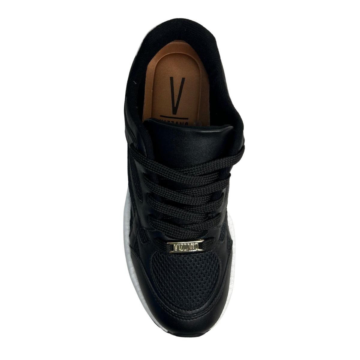 Tênis Jogging Casual Feminino Vizzano 1452203 Preto Preto 4