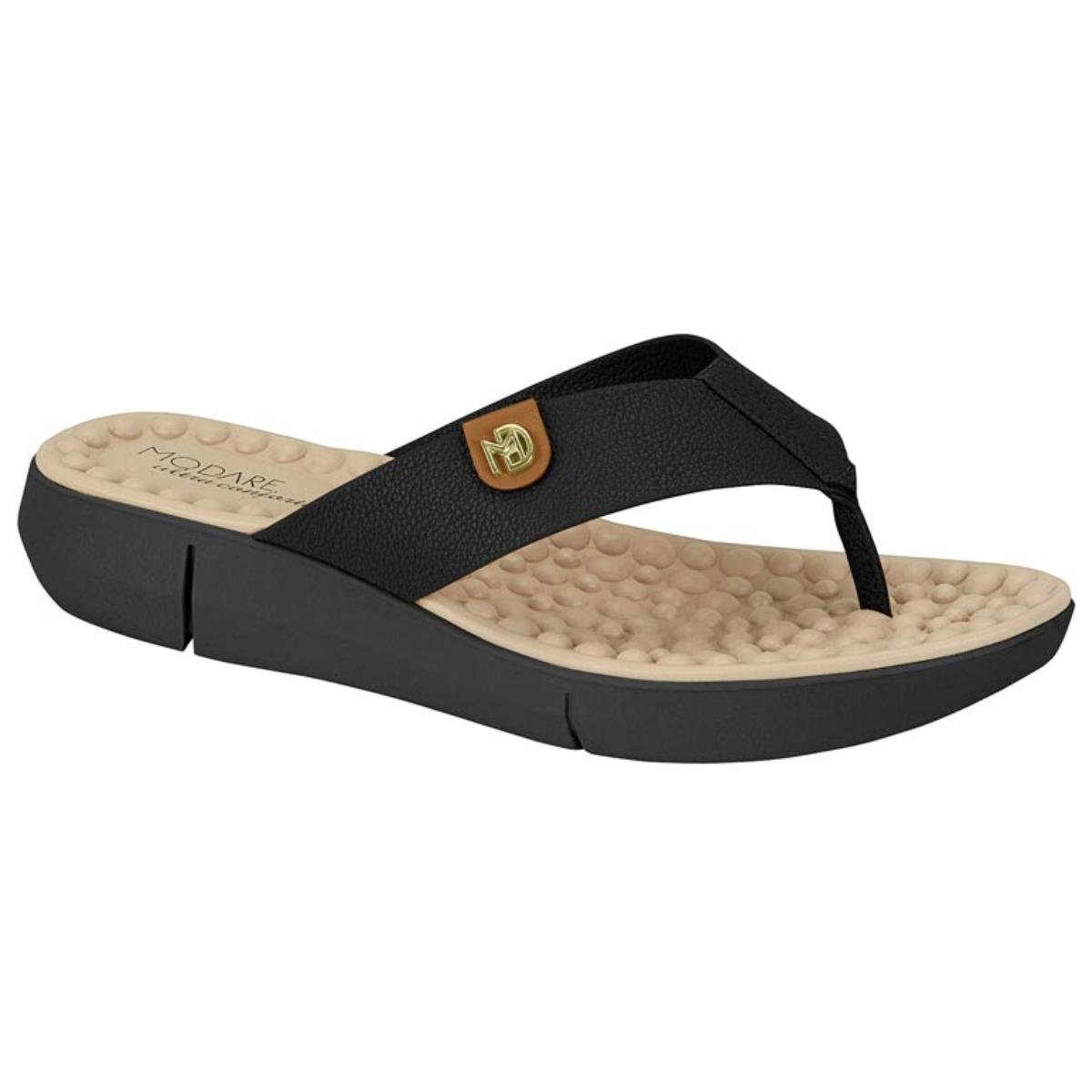 Tamanco Anabela Casual Feminino Modare 7142106 Preto