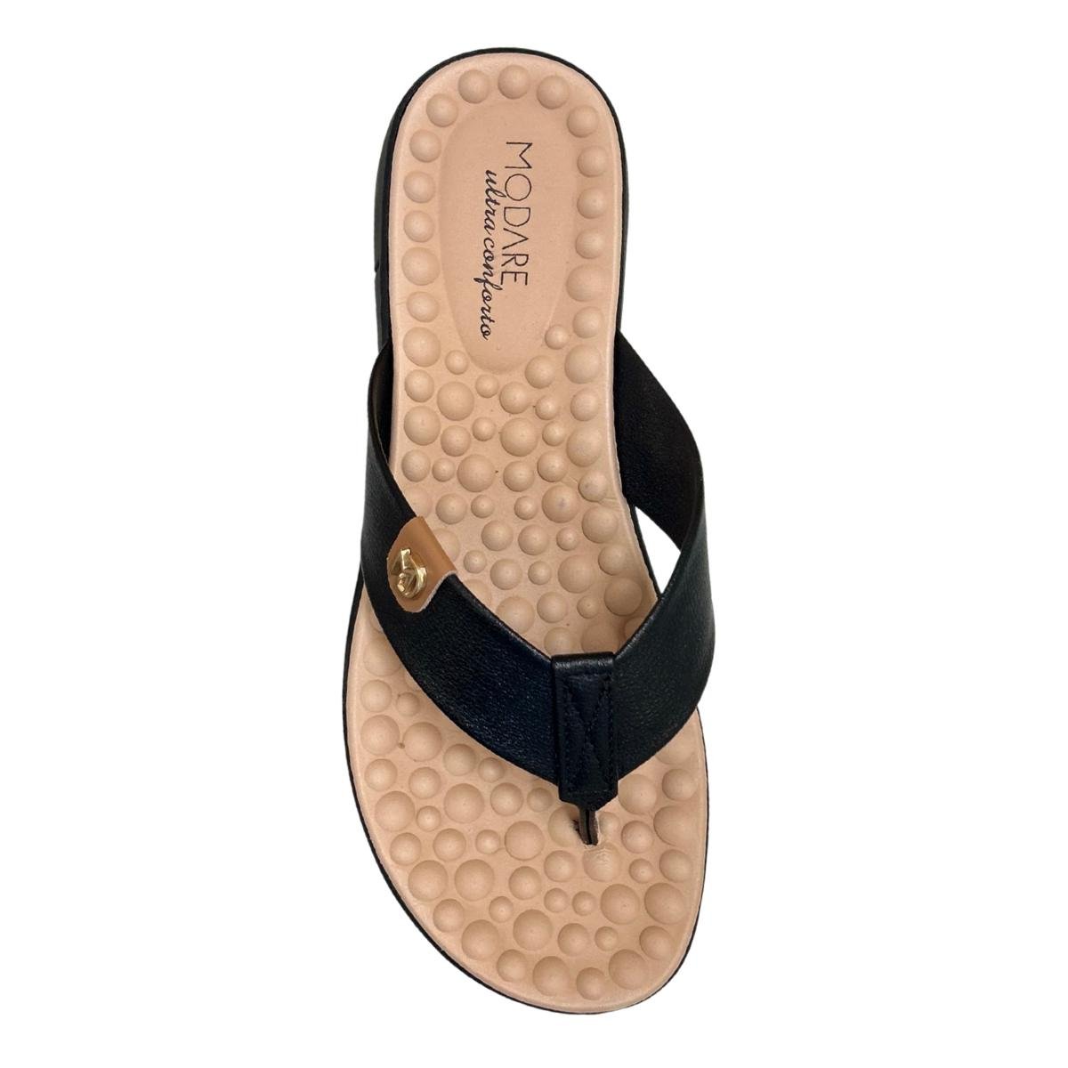 Tamanco Anabela Casual Feminino Modare 7142106 Preto Preto 4