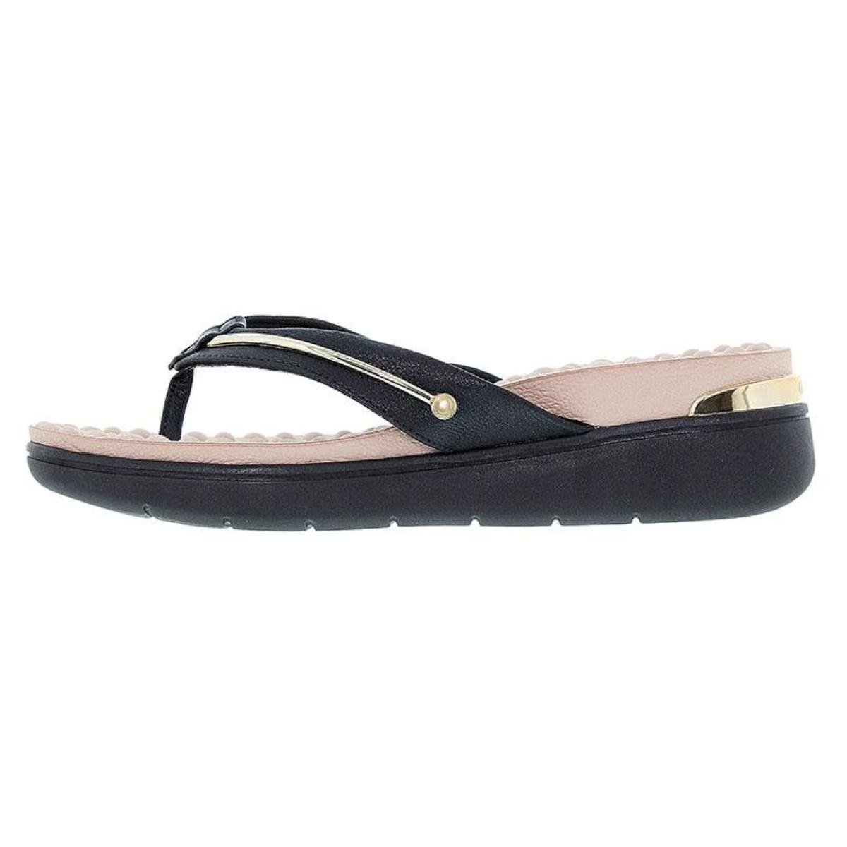 Tamanco Anabela Casual Feminino Modare 7151115 Preto Preto 3