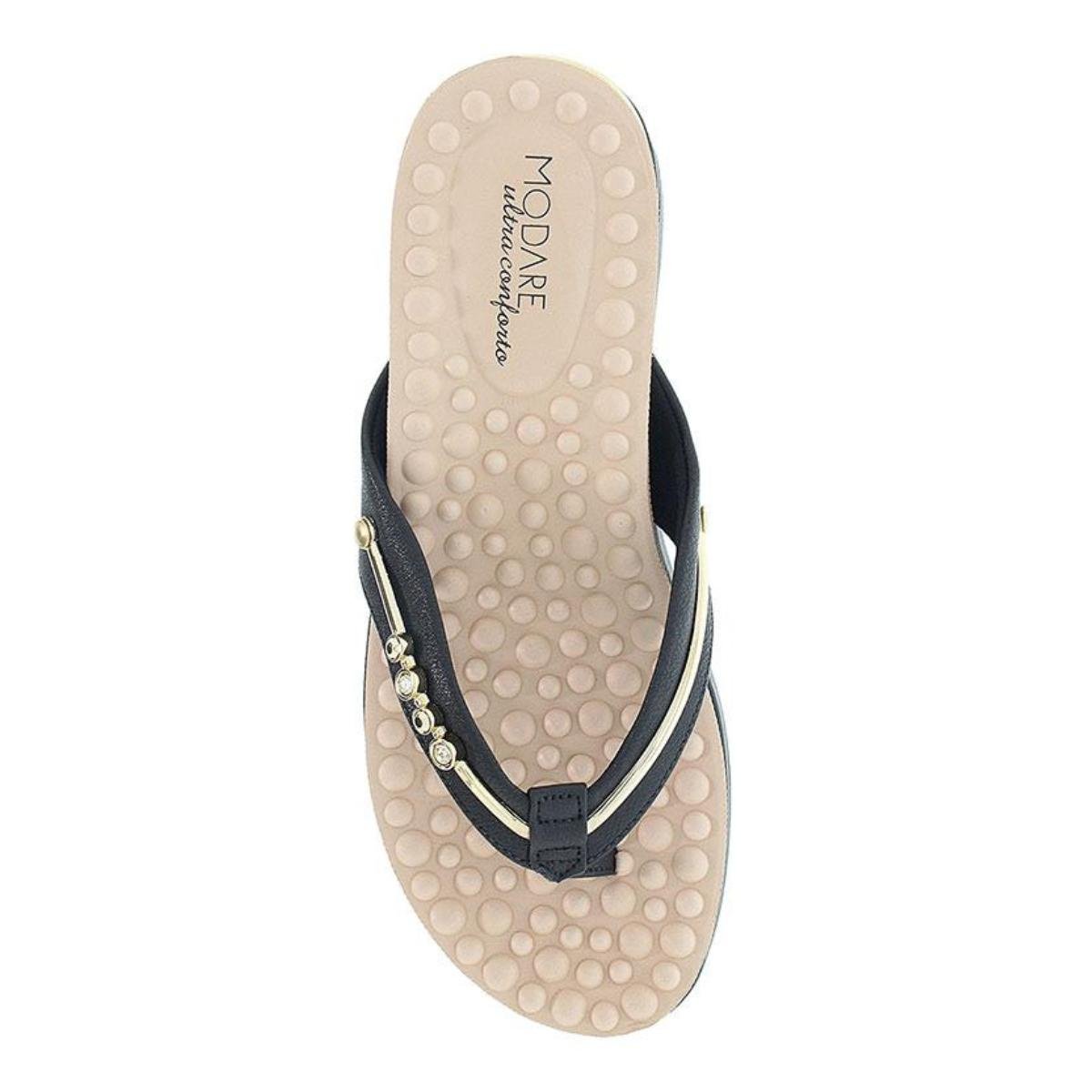 Tamanco Anabela Casual Feminino Modare 7151115 Preto Preto 4