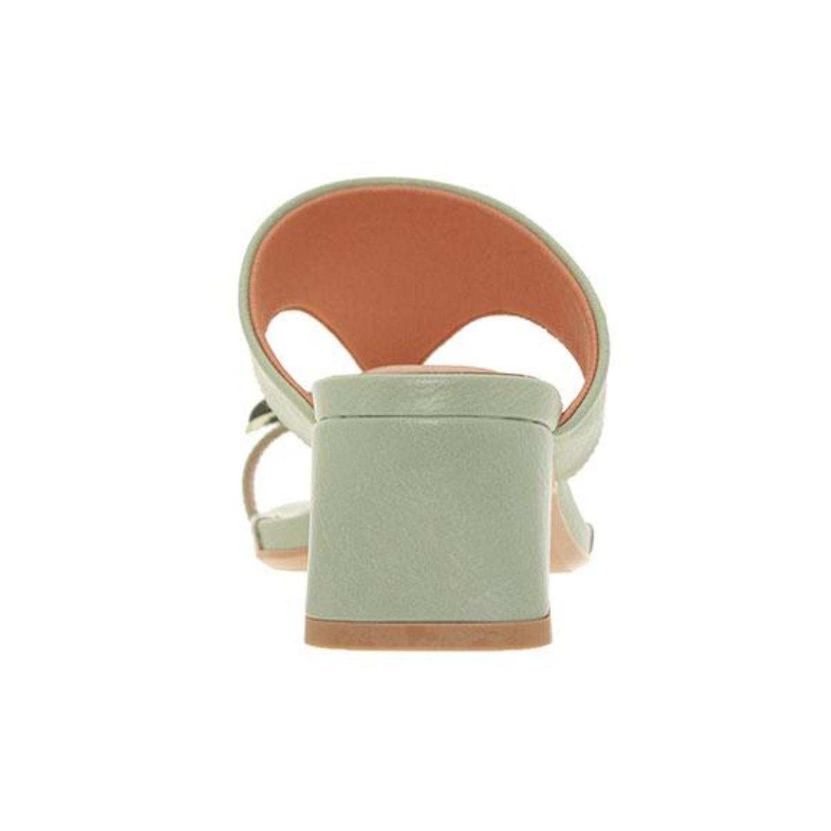 Tamanco Salto Bloco Casual Feminino Vizzano 6558103 Verde Verde 6