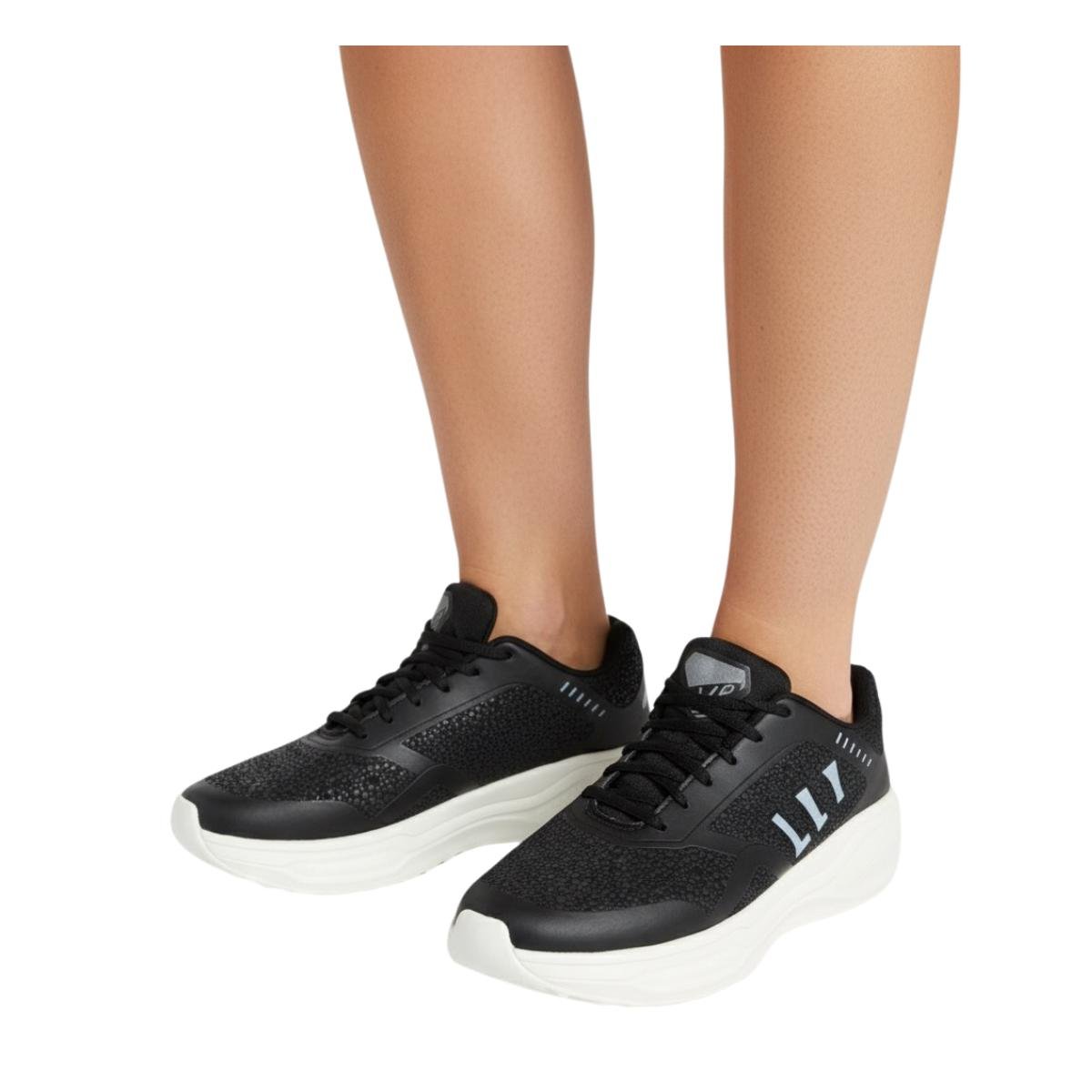 Tênis Running Esportivo Feminino Layco L04 Preto Preto 6