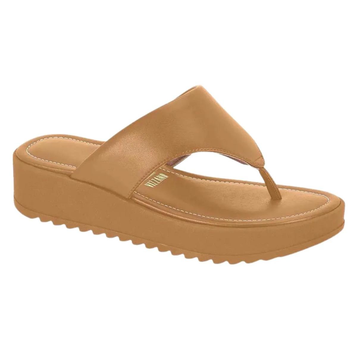 Tamanco Flatform Casual Feminino Vizzano 6492319 Marrom