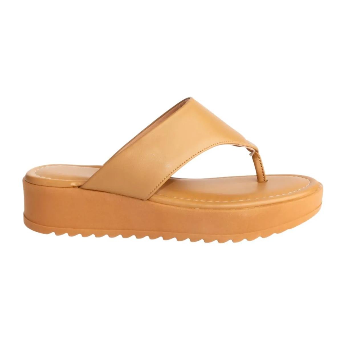 Tamanco Flatform Casual Feminino Vizzano 6492319 Marrom Marrom 2