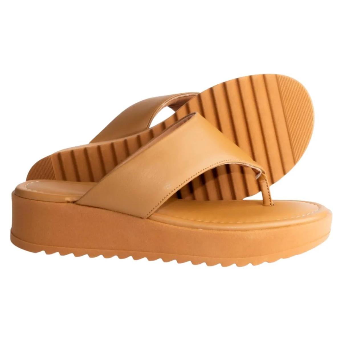 Tamanco Flatform Casual Feminino Vizzano 6492319 Marrom Marrom 5