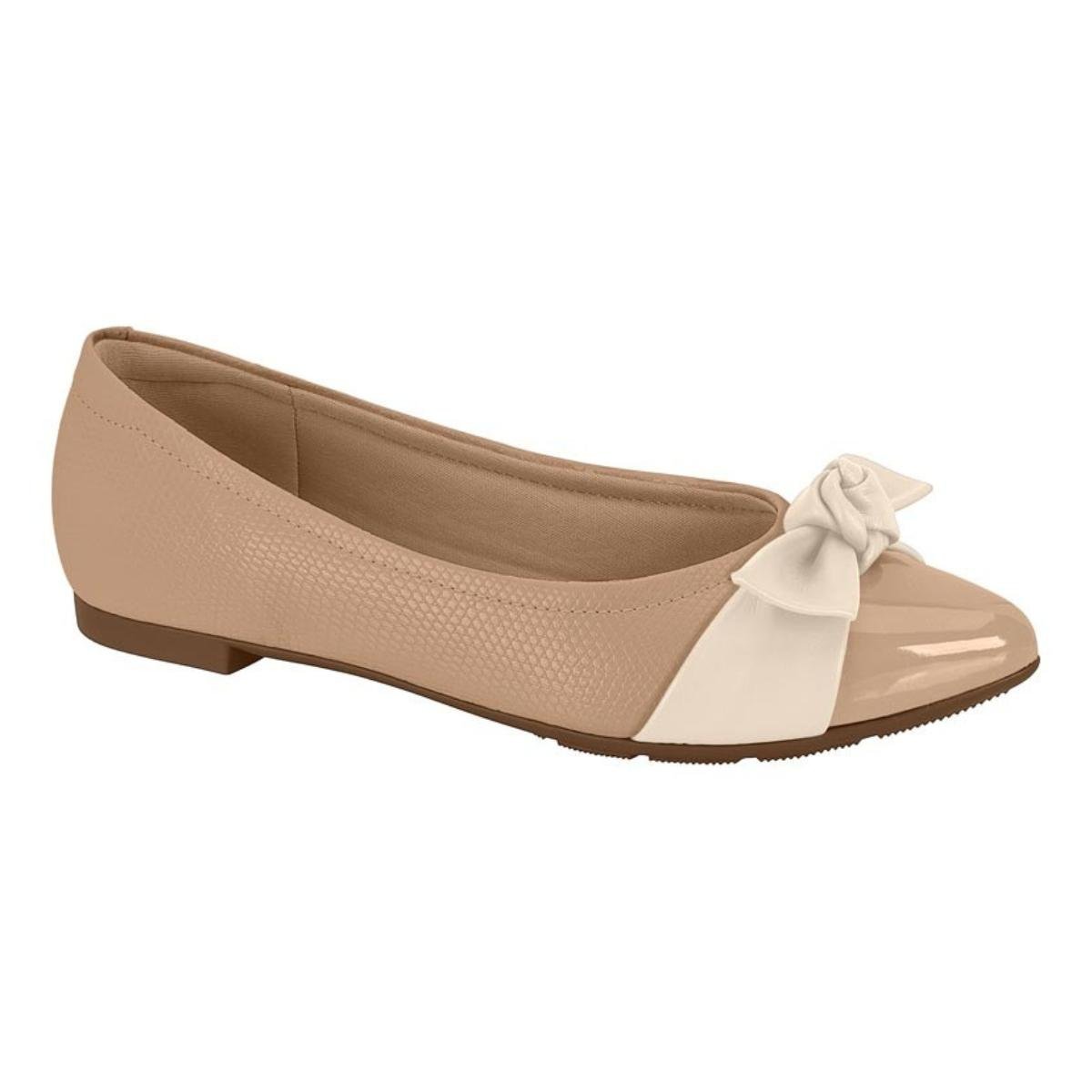 Sapatilha Bico Fino Casual Feminino Modare 7334233 Nude