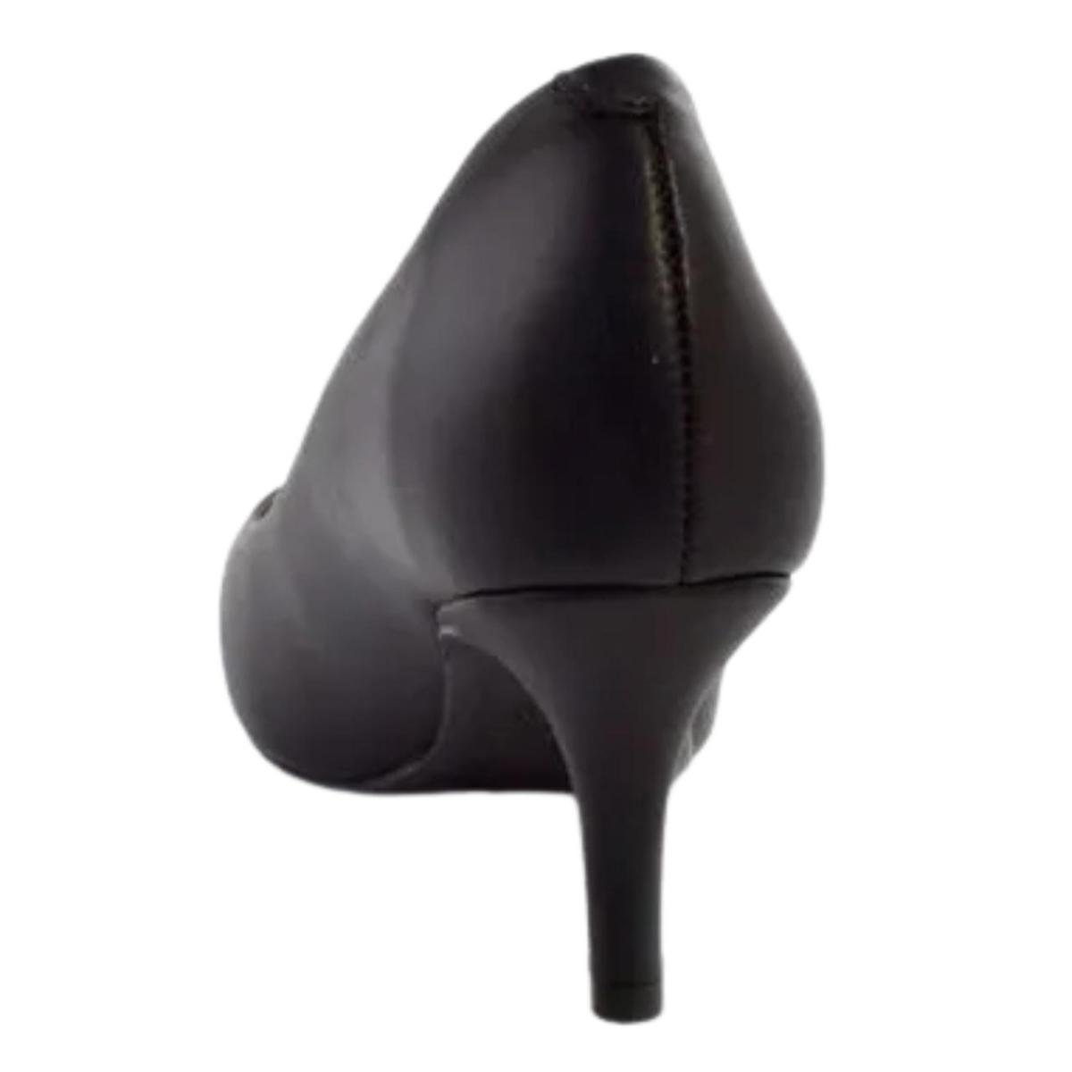 Sapato Scarpin Feminino Vizzano 1185702 Preto Salto Médio Preto 5